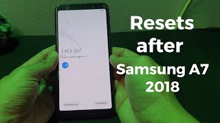 bypass google verification after factory reset Samsung Galaxy A7 2018 [upl. by Turoff]