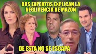 Está MUERT0 POLÍTICAMENTE💥EXPERTOS DESMONTAN las EXCUSAS Mazón💥¡LE ENSEÑAN la puerta al NEGLIGENTE🤥 [upl. by Ayiotal]