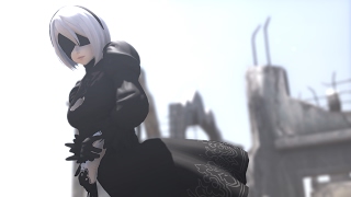 【MMD】Girls  2B NieR Automata ニーア オートマタ HD 1080p [upl. by Ecirahc161]