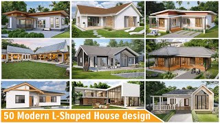 Top modern LShaped House Design Ideas [upl. by Eynahpets]