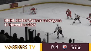 HIGHLIGHTS Warriors vs Dragons Sunday 17 November 2024 [upl. by Llerraj]