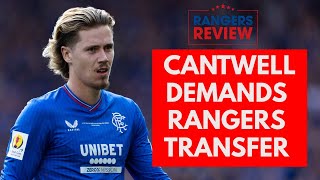 Todd Cantwell puts in Rangers transfer request  Clement reveals talks [upl. by Esila]