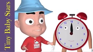 Telling Time Song  Whats The Time  Nursery Rhymes  Original Song By Tiny Baby Stars [upl. by Alusru328]