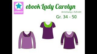 Nähanleitung Shirt Lady Carolyn [upl. by Ainimreh]