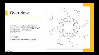 SugammadexHow It Works Advantages and Limitations by Danielle Kem MD Candidate Class of 2022 [upl. by Luben453]