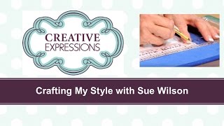 How to Pierce Your Card Edges  Crafting My Style with Sue Wilson [upl. by Ramuk49]