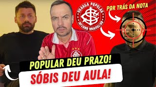 PRAZO PARA COUDET SAIR  O PODER DA POPULAR DENTRO DO INTER  RAFAEL SÓBIS DÁ AULA SOBRE TÁTICA [upl. by Nadnarb599]