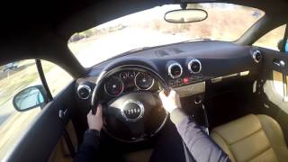 Audi TT 18l Turbo 225HP Quattro Test Drive POV Ride HD [upl. by Letha]