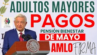 ✍️AMLO Firma PAGOS PENSIÓN🔴ATENCIÓN ADULTOS MAYORES📢CUANDO Y CUANTO RECIBIRAS⬆️⬆️ [upl. by Zap]