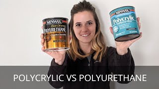 Polycrylic or Polyurethane How and When to Apply  This or That DIY  Wood Finishing Basics [upl. by Agle]