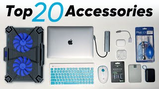 Best Accessories for Macbook Air M1  M2  M3 amp Macbook Pro  Top 20 Macbook Accessories India [upl. by Irma]