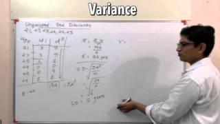 Statistics for GS Ungrouped Data How to find Standard Deviation and Variance [upl. by Eintruoc]