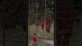 Man Enters Jurassic Park Cage  Dinosaurs Attack Disaster dinosaur dinosaurvideos [upl. by Eednak]