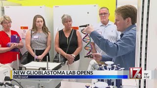 Lab focusing on glioblastoma research opens in Durham [upl. by Acemaj]