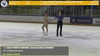 Ambre Perrier Gianesini amp Samuel Blanc Klaperman RD French Masters 2024 [upl. by Otcefrep]