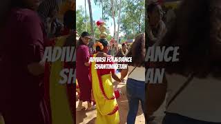 Adivasi folk dance at Shantiniketan [upl. by Tuinenga]