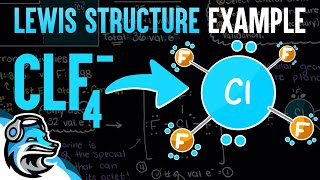 Lewis Structure Of ClF4  Lewis Structures Example [upl. by Yahsel71]