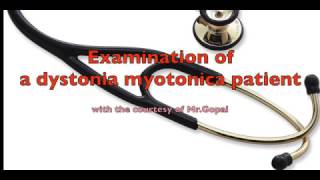 Examination of A Dystrophy Mytonica Patient [upl. by Newell45]