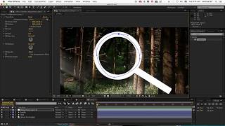 Magnifying Glass Effect Set Up 01 in After Effects [upl. by Tips]