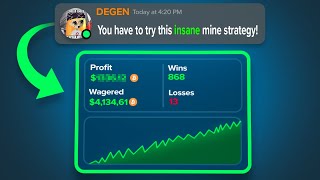 MY FAN SHOWED ME AN INSANE MINES STRATEGY STAKE [upl. by Aramit]