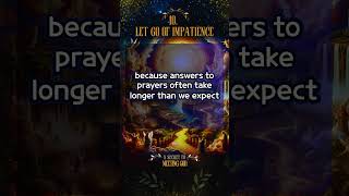 Biblical prayer guide10 Let go of impatienceshorts [upl. by Alodee]