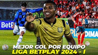 EL MEJOR GOL POR EQUIPO EN LA LIGA BETPLAY 2024  I [upl. by Kilar540]