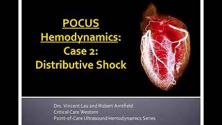 POCUS Hemodynamic Series Part 2 Distributive Shock [upl. by Eelanna289]