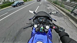 Heavy Traffic Day Yamaha R125 2024 4K 60FPS [upl. by Nudd928]