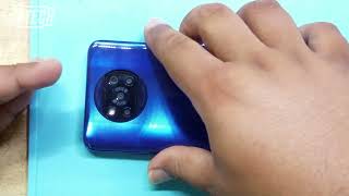 🔥How to OPEN and replace BACK DOOR cover  Poco X3  NFC  PRO [upl. by Alikahs]