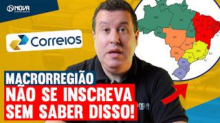 CONCURSO CORREIOS NÍVEL MÉDIO 2024 ENTENDA TUDO SOBRE AS MACRORREGIÕES [upl. by Cutty]