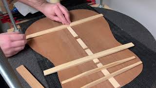 Building an Acoustic Guitar Kit  Part 1  Back Bracing [upl. by Mendie]