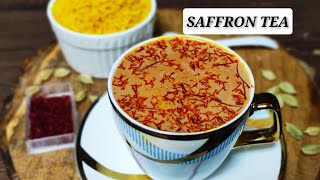 Saffron Tea Recipe ll Winter Special Kadak Saffron Tea [upl. by Letitia421]