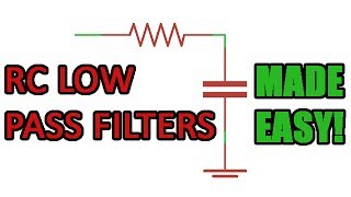 Passive RC low pass filter tutorial [upl. by Reivilo]