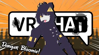 Danger Bloomie Pursues Everyone In VRChat  VRChat Funny Moments Fundamental Paper Danger Red [upl. by Rebna323]