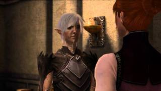 Dragon Age II Act 2  Fenris Rival Mage Romance Scene [upl. by Riesman]