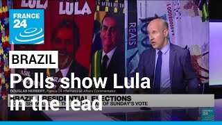 Brazil presidential elections Polls show Lula in the lead ahead of Sundays vote • FRANCE 24 [upl. by Shrier]