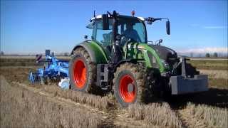 Fendt 724  lemken rubin 12 [upl. by Virgina]