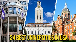 24 Best Universities in USA [upl. by Alehs183]