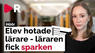 Elev hotade lärare  läraren fick sparken efter självförsvar [upl. by Atrim70]