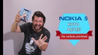 Nokia 5 Kutu Açılışı ve Ön Değerlendirme Türkiyede bir ilk [upl. by Aile604]