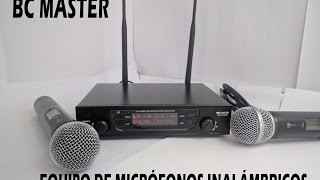 ⭐⭐ BC Master  Sistema de micrófono inalámbrico para karaoke [upl. by Nosnehpets]