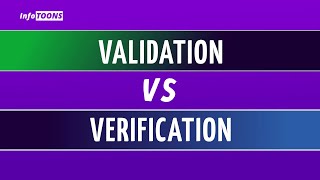 Validation vs Verification [upl. by Omrelliug]