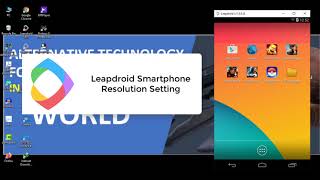 Leapdroid Smartphone Resolution Setting [upl. by Carolin]