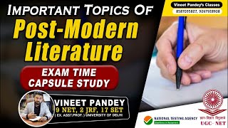 What Is Postmodern Literature  Exam Time Important Authors And Books Live Free Class At 8 PM [upl. by Asihtal]