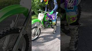 My Sweet 1997 KX80 2Stroke DirtBike Braap Braap Braap shorts [upl. by Garnet]