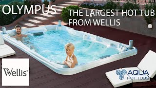 The Olympus  The Largest Hot Tub From Wellis [upl. by Eugeniusz]