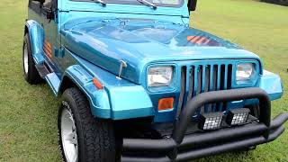 Blue Jeep Wrangler Islander for sale [upl. by Chemar]