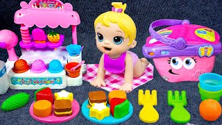 9 Minutes Satisfying with Unboxing amp Review Miniature Baby Alive Snacks Set Kitchen Toys ASMR [upl. by Eihs]