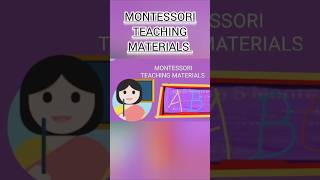 Montessori Teaching Materials pre primary learning teachingmethods [upl. by Aehtorod]