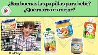 ¿Qué hay en las papillas para bebés ¿Qué marca es mejor [upl. by Winna]